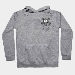 Casual Funky Cartoon Malayan Tapir In Your Pocket Hoodie